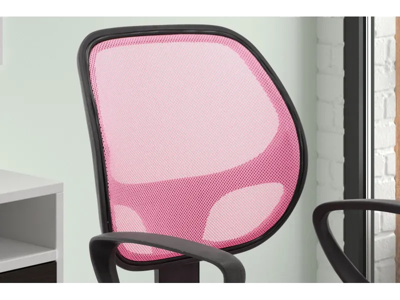 Chaise de bureau style roulant en tissu coloris noir Chaises & faut...