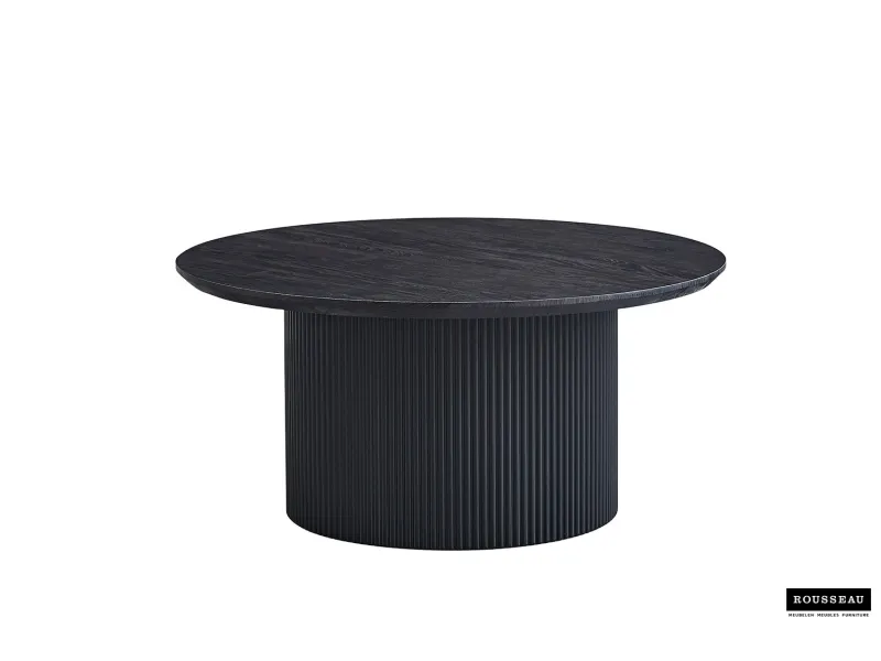 Table basse contemporaine |Table basse avec 6 poufs encastrable, ve...