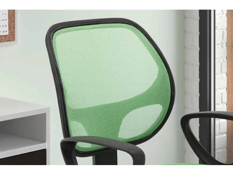 Chaise de bureau style roulant en tissu coloris noir Chaises & faut...