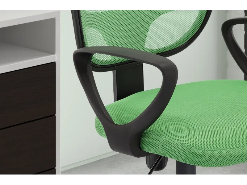 Chaise de bureau style roulant en tissu coloris noir Chaises & faut...