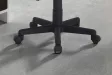 Chaise de bureau style roulant en tissu coloris noir Chaises & faut...