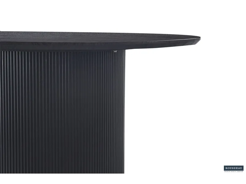 Table LAGOS 120 cm Ronde – Décor Brun Foncé