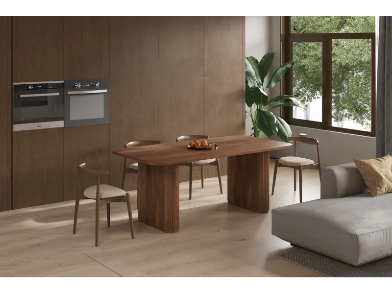 Table 'Jean' 200 cm Ovale Danoise – Élégance et Inspiration Scandinave