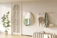 Miroir mural ‘Roza’ 80 x 60 cm en chêne vieilli – Un design naturel et épuré
