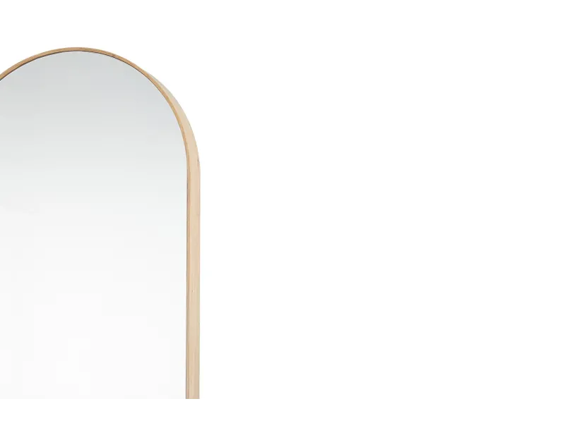 Miroir sur pied ‘Rosalie’ 160 x 40 cm en chêne vieilli – Élégance sobre et naturel