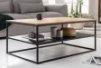 Table Basse avec etagère de style industriel