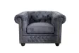 Fauteuil design chesterfield teinté marron Fauteuil |adeniahome.com
