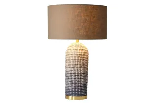 lampe à poser de 85 cm en lin couleur écrue Lampes à poser |adeniahome... 2