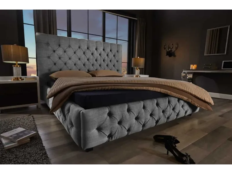 Lit PARIS CHESTERFIELD 180x200 cm – Élégance classique et confort royal