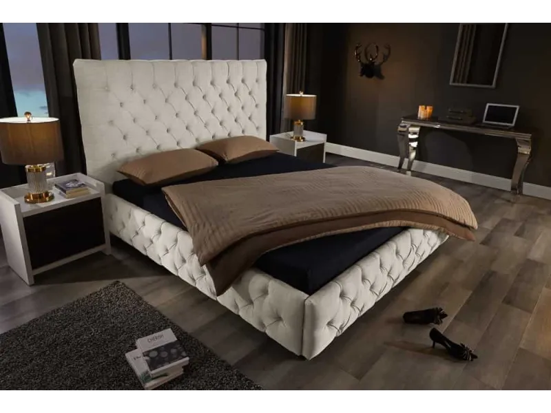 Lit PARIS CHESTERFIELD 180x200 cm – Élégance classique & charme intemporel