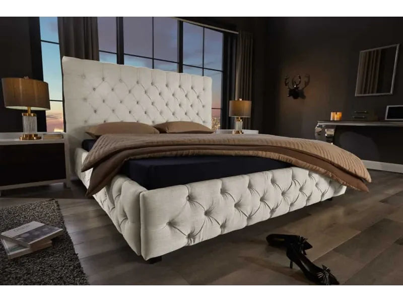 Lit PARIS CHESTERFIELD 180x200 cm – Élégance classique & charme intemporel