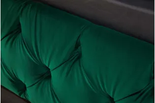 Lit PARIS CHESTERFIELD 180x200 cm – Sophistication en velours & charme intemporel 2