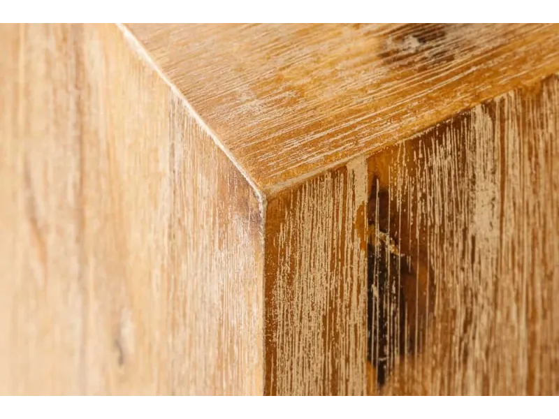 Pilier décoratif COLUMNA 50 cm – Acacia teck gris blanchi