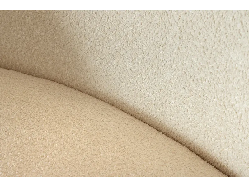 Canapé convertible design scandinave coloris gris claire en tissu a...