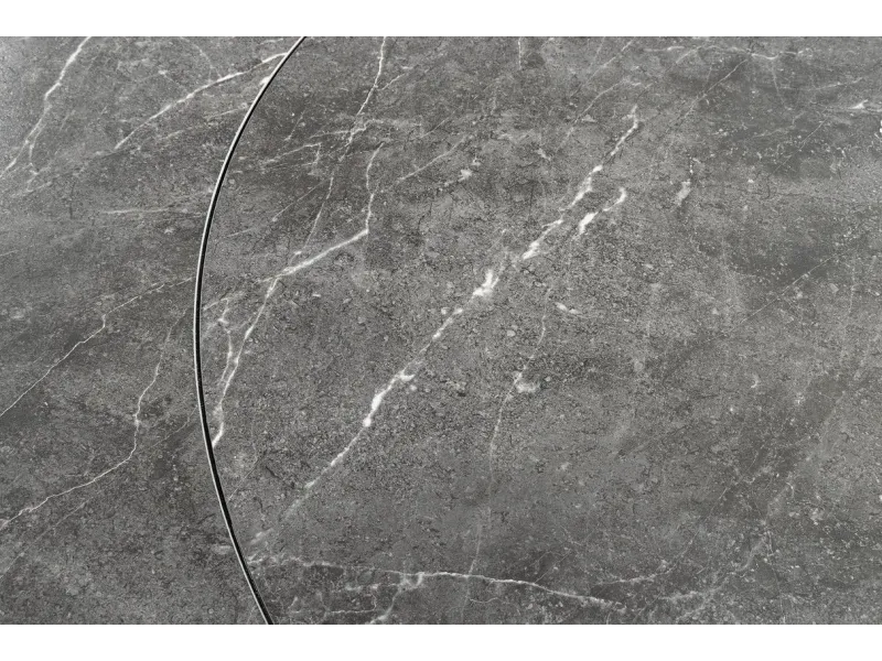 Table à manger extensible en céramique 180-225cm aspect marbre pas cher