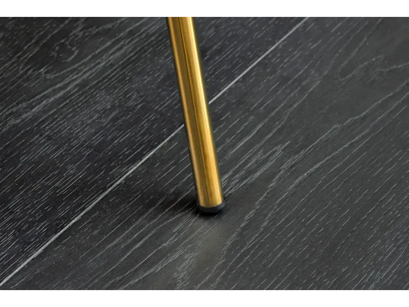 Chaise capitonnée revêtue en tissus bleu Chaises de salle à manger...