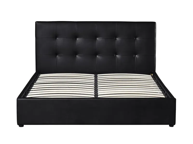 Lit adulte design |Lit adulte contemporain de 140x200 cm design ave...