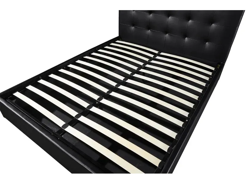 Lit adulte design |Lit adulte contemporain de 140x200 cm design ave...