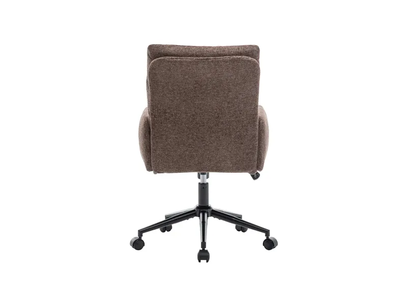 Chaise de bureau Aimé – Tissu brun Raven 45