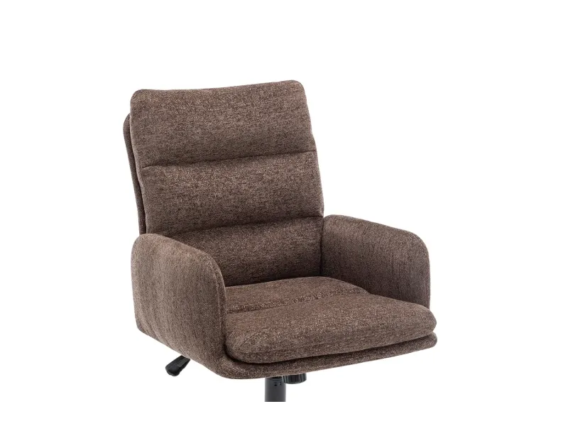 Chaise de bureau Aimé – Tissu brun Raven 45