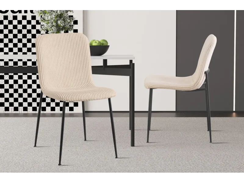 Chaise de salle à manger design coloris gris Chaises de salle à man...