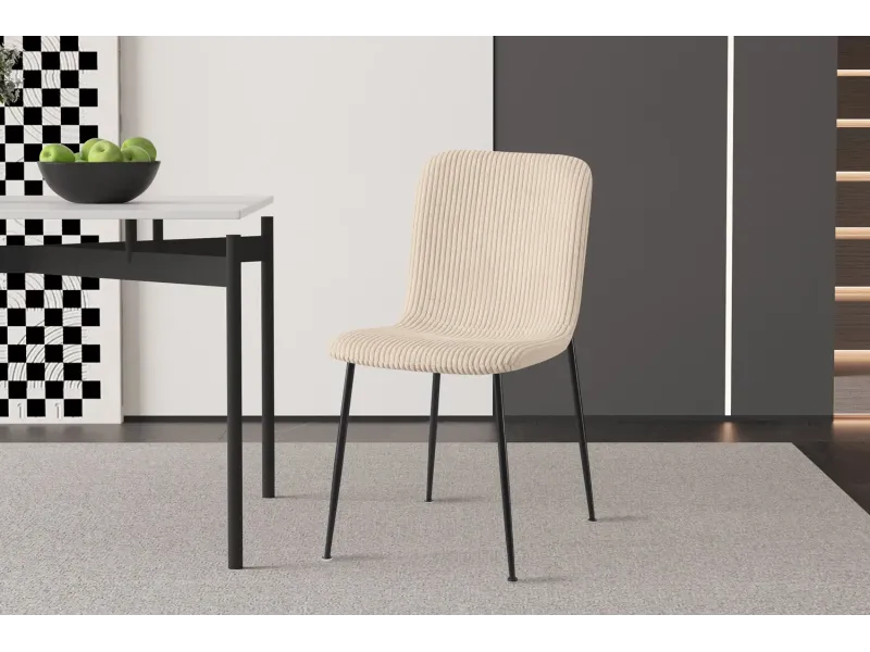 Chaise de salle à manger design coloris gris Chaises de salle à man...