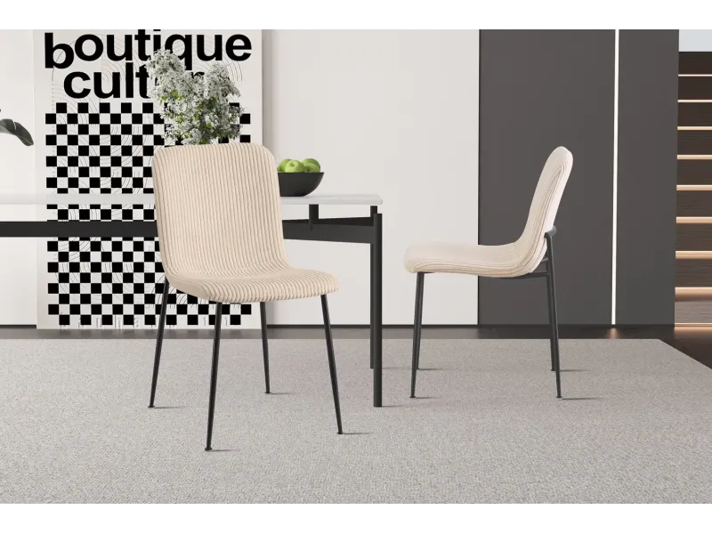 Chaise de salle à manger design coloris gris Chaises de salle à man...