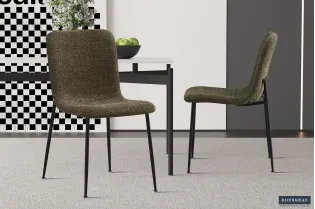 Chaise de salle à manger design coloris gris Chaises de salle à man...