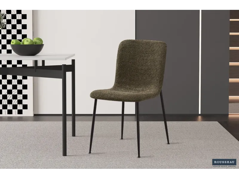 Chaise de salle à manger design coloris gris Chaises de salle à man...