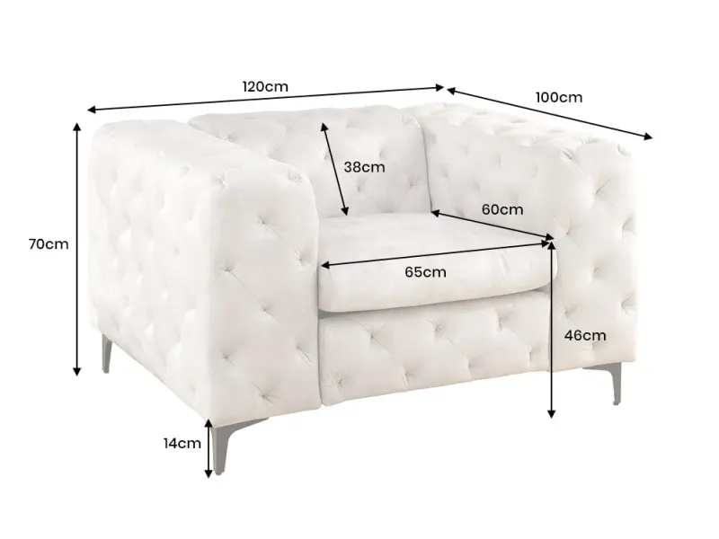 Fauteuil design royal baroque coloris gris antique en simili-cuir F...