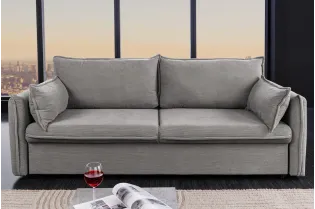 Canapé Marvelous velours jaune moutard 220cm pas cher 2