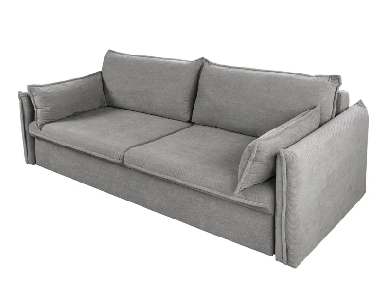 Canapé Marvelous velours jaune moutard 220cm pas cher