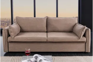 Canapé Marvelous velours jaune moutard 220cm pas cher 2