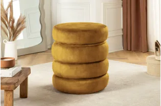 Tabouret 40 cm design en bois massif recyclé Tabourets bas |adeniahome... 2