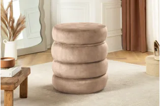 Tabouret 40 cm design en bois massif recyclé Tabourets bas |adeniahome... 2