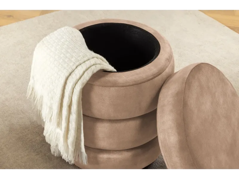 Tabouret 40 cm design en bois massif recyclé Tabourets bas |adeniahome...