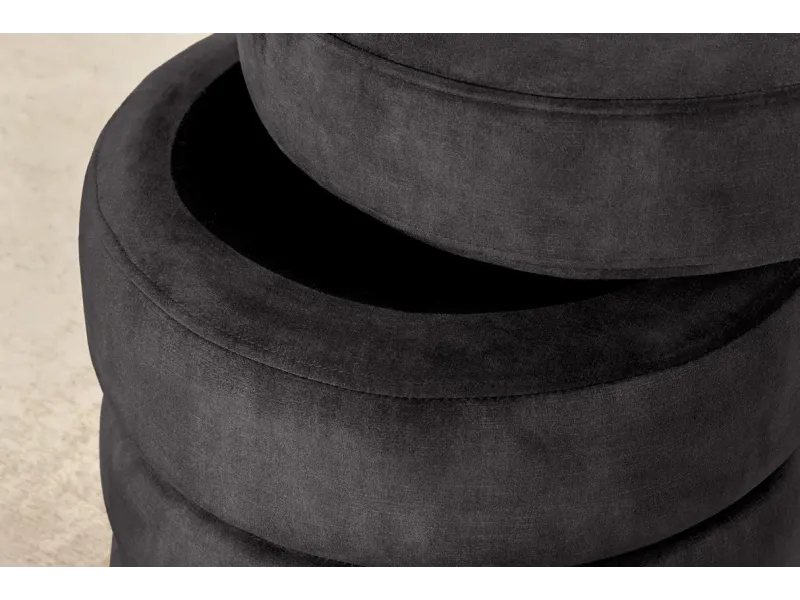 Tabouret 40 cm design en bois massif recyclé Tabourets bas |adeniahome...