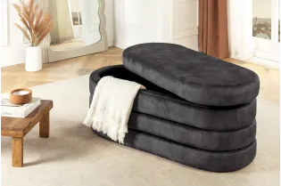 Caisson de bureau moderne à 3 tiroirs avec roulettes coloris noir l... 2