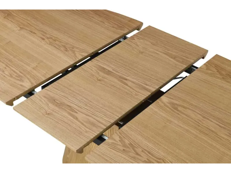 Table à manger extensible en céramique 180-225cm aspect marbre pas cher