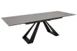 Table à manger extensible en céramique 180-225cm aspect marbre pas cher