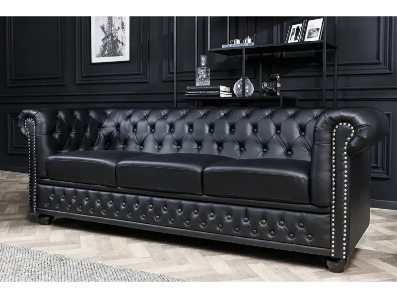 Canapé Marvelous velours jaune moutard 220cm pas cher