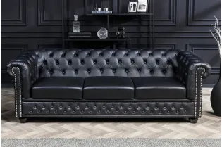 Canapé Marvelous velours jaune moutard 220cm pas cher 2