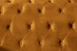 Canapé Marvelous velours jaune moutard 220cm pas cher