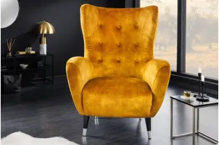 Fauteuil à bascule design scandinave coloris bleu claire Fauteuil |... 2