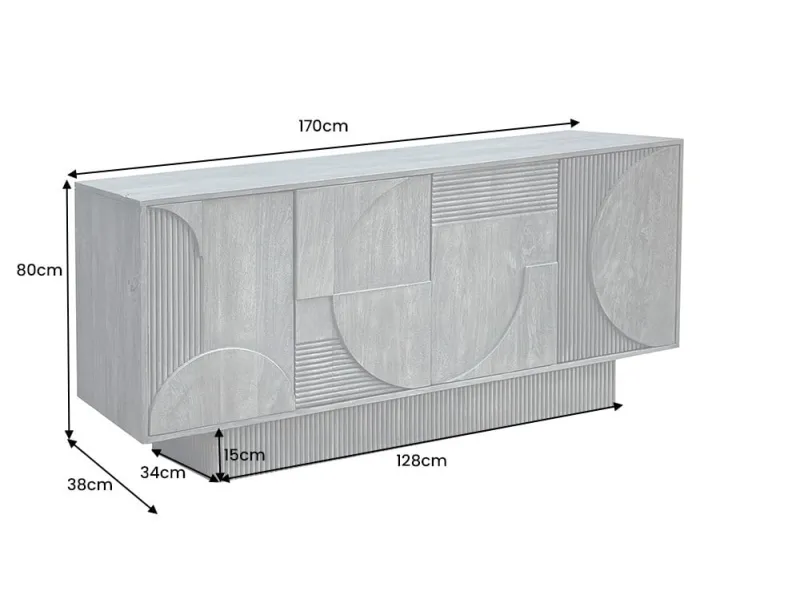 Buffet, Bahut et enfilade pas cher en bois massif | LIVRAISON GRAT...
