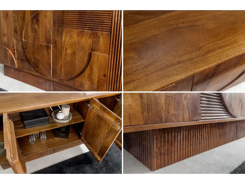 Buffet, Bahut et enfilade pas cher en bois massif | LIVRAISON GRAT...