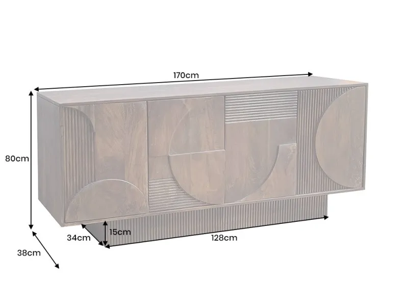 Buffet, Bahut et enfilade pas cher en bois massif | LIVRAISON GRAT...