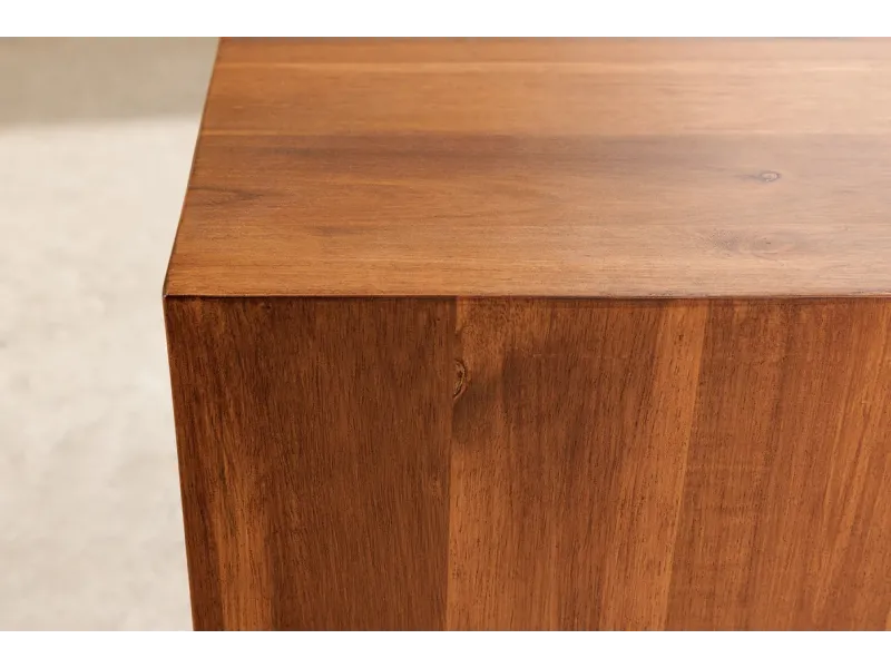 Pilier décoratif COLUMNA 75 cm – Acacia marron naturel