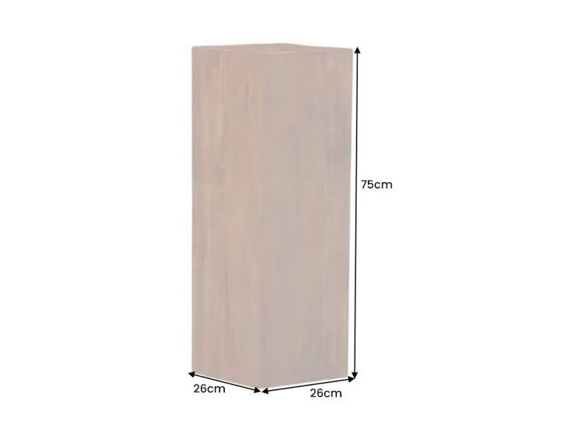 Pilier décoratif COLUMNA 75 cm – Acacia marron naturel