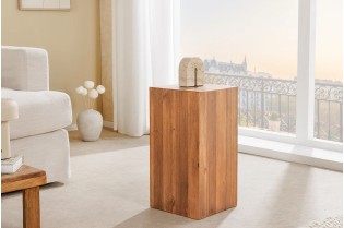 Pilier décoratif COLUMNA 50 cm – Acacia marron naturel 2